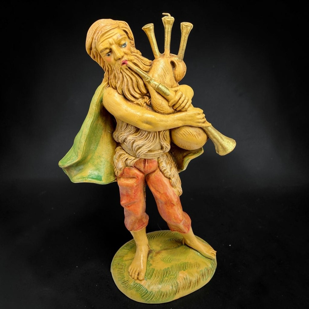 Fontanini Simonetti Depose Italy‎ Bagpiper Shepherd Nativity Figure 4inch 100/12